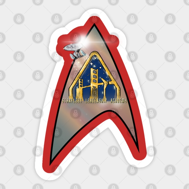 Starfleet Leadership Academy Delta Shield Sticker by Starfleet Leadership Academy